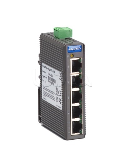 Коммутатор неуправляемый промышленный 5-портовый Moxa EDS-205A в Рубцовске Коммутаторы Pintop.ru