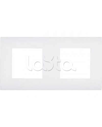 Накладка розетки телефонной или компьютерной 22,5х45 мм под рамку LK45 Экопласт (854204) в Рубцовске Аксессуары для кабель-канала Pintop.ru