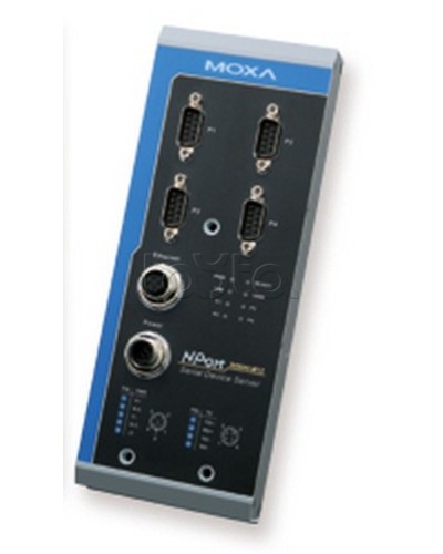 Сервер 4-портовый RS-232/422/485 в Ethernet Moxa NPort 5450AI-M12 в Рубцовске Дополнительное оборудование для ОПС Pintop.ru