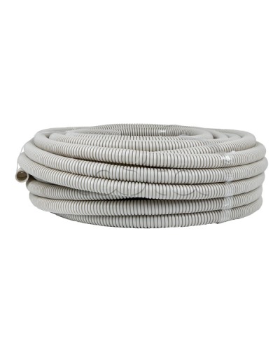 Труба гофр. ПВХ с протяжкой d25 мм (25 м) серая EKF-Plast (tg-z-25-25n) в Рубцовске Труба гофрированная Pintop.ru