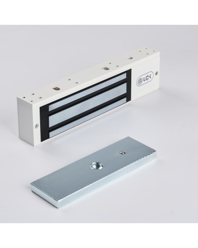 R-Lock RL-EM350-L0W - Электромагнитный замкок, 350кг, DC12/24B, цвет белый, RAL9016(белый) в Рубцовске Электромагнитные замки Pintop.ru