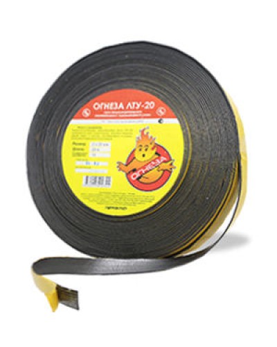 Лента термоуплотнительная Огнеза ОГНЕЗА-ЛТУ 2*20 мм., рулон 25 пог.м. в Рубцовске Дополнительное оборудование пожаротушения Pintop.ru