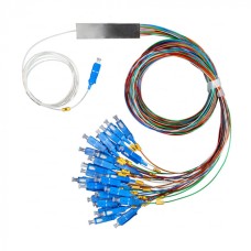 Разветвитель план 1х4 окон SC/UPC 9/125 вывод 1,5м буфер 0.9мм 1260/1650 Cabeus (FCT-PLC-1/4-9-SC/U-1.5-0.9)