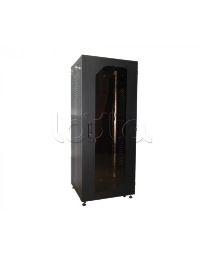 Шкаф телекоммуникационный Тромбон ТШ-326060Ч8 напольный 32U на 8 приборов в Рубцовске Система оповещения и трансляции Pintop.ru