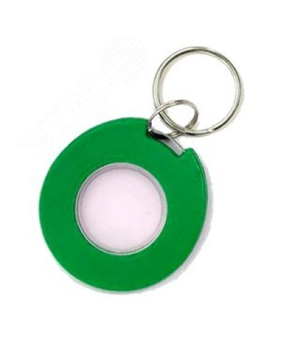 IronLogic IL-08MGT, 1K,с кольцом, зелёный с прозрачной серединой в Рубцовске Оптовые идентификаторы Pintop.ru