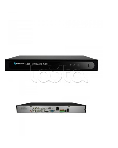 Видеорегистратор 4-канальный EverFocus VANGUARD II 4x2H в Рубцовске Видеорегистраторы гибридные Pintop.ru