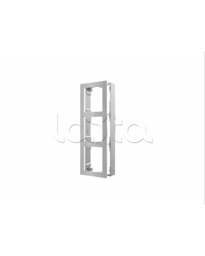 Рамка монтажная на 3 модуля Hikvision DS-KD-ACW3/S в Рубцовске Аксессуары для IP домофонов Pintop.ru