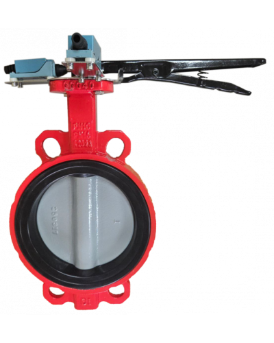 Затвор дисковый межфланцевый Зт150/1.6-УФ.УХЛ4-Аква-Гефест с рукояткой в Рубцовске Затворы дисковые Pintop.ru