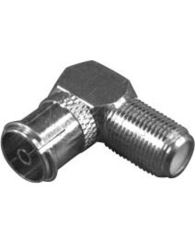 Переходник гнездо F - гнездо TV угловой (50шт/уп) REXANT 05-4312 в Рубцовске Коннекторы Pintop.ru