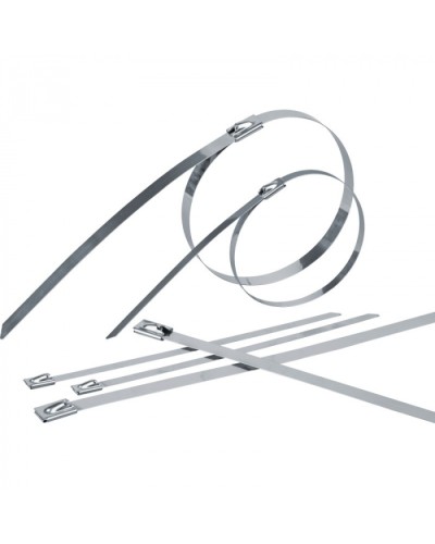 Хомуты стальные Navigator 82 390 NCT-S-046-400-50 (50 шт/упак) в Рубцовске Стяжки-хомуты Pintop.ru