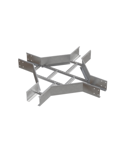 Х-разветвитель лестничный 150х600х1,2 мм HD85 N КМ-профиль (LXD150-600-1.2 HD85 N) в Рубцовске Аксессуары для лотков Pintop.ru