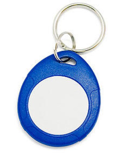 Брелок Mifare IronLogic IL-07 NFC, с кольцом, синий + белый в Рубцовске Оптовые идентификаторы Pintop.ru