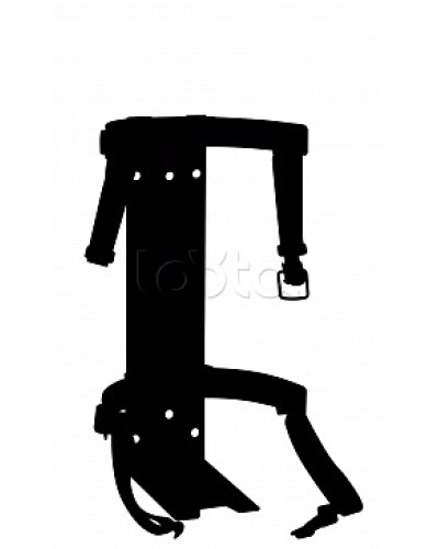 Кронштейн ПОЖТЕХНИКА КТР-8/9 на 2 ремнях (d180-185) для ОП/ОВП-8, ОП/ОВЭ-9 в Рубцовске Аксессуары для огнетушителей Pintop.ru