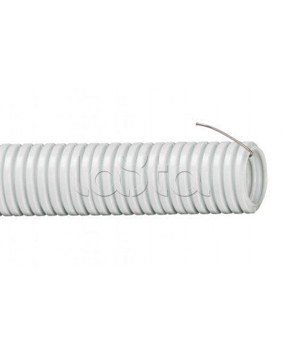 Труба гофр. ПВХ 16 мм с зондом (10 м) IEK (CTG20-16-K41-010I) в Рубцовске Труба гофрированная Pintop.ru