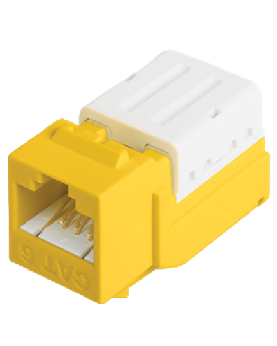 Модуль-вставка NIKOMAX (NMC-KJUE2-FT-YL) в Рубцовске Модули Keystone Pintop.ru