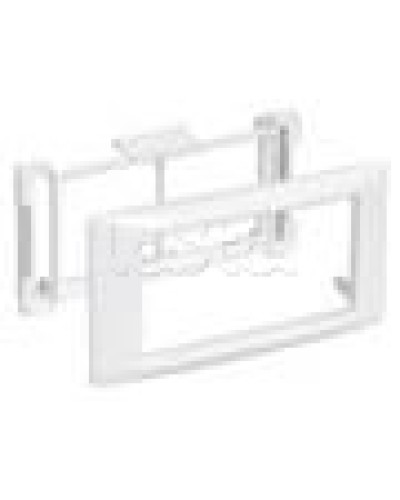 Рамка и суппорт на 4 модуля 45×45 IEK CKK-40D-RSU4-075-K01 в Рубцовске Распределительные коробки Pintop.ru