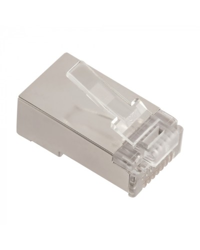 Коннектор RJ45 тип EZ, 8P8C, STP, Cat.5e, универсальный, 50 микрон,100 шт. LANMASTER (LAN-EZ45-8P8C/S5E-100) в Рубцовске Коннекторы и разъемы Pintop.ru