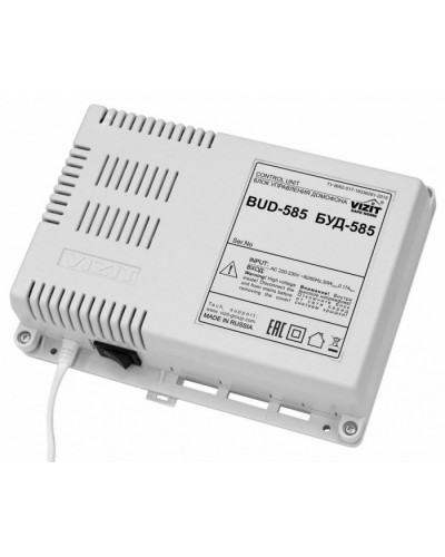 Блок управления и питания периметрового домофона VIZIT БУД-585 в Рубцовске Блоки управления многоабонентные Pintop.ru