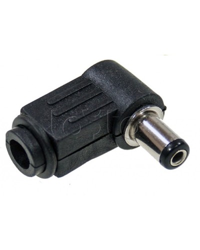 Разъем питания штекер 2.1х5.5x10мм угловой (50шт/уп) REXANT 14-0312 в Рубцовске Коннекторы Pintop.ru