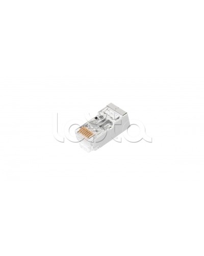 Коннектор NIKOMAX RJ45/8P8C под витую пару, Кат.5е (Класс D), уп-ка 100шт. (NMC-RJ88RZ50SD1-PT-100) в Рубцовске Коннекторы и разъемы Pintop.ru
