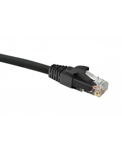 Коммутационный шнур категории 6 U/UTP, LSZH, 1 м, черный Eurolan (21D-U6-01BL) в Рубцовске Патчкорды (медные) Pintop.ru