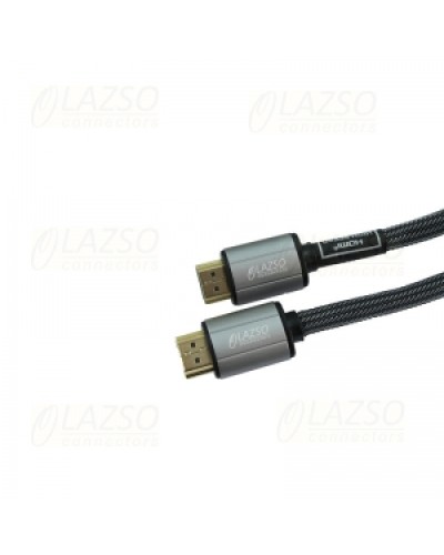 Кабель для передачи сигналов HDMI 2.0 LAZSO WH-111(1m)-B в Рубцовске Патч-корды и пигтейлы Pintop.ru