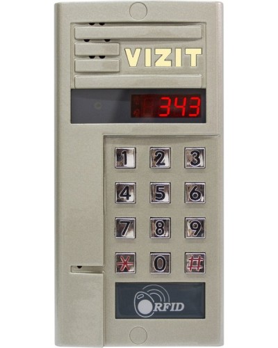 Блок вызова Vizit БВД-343FCPW в Рубцовске Блоки вызова многоабонентные Pintop.ru