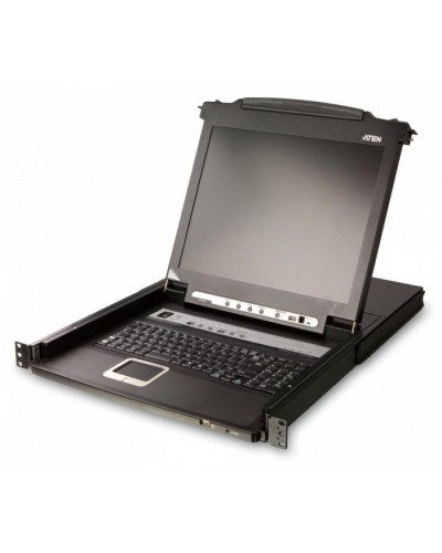 KVM консоль с переключателем ATEN CL5708FM-AT-RG в Рубцовске Системы видеонаблюдения Pintop.ru