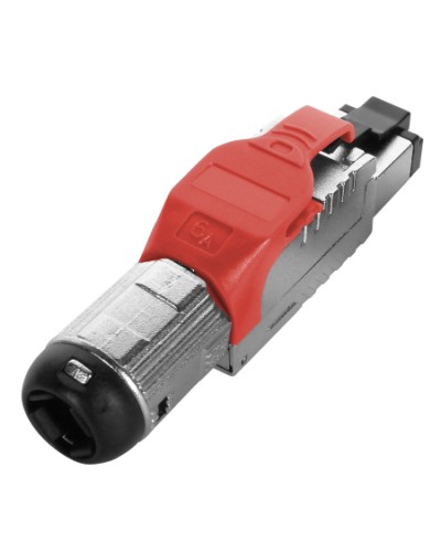 Разъем полевой оконцовки RJ-45 Hyperline (PLUE-8P8C-S-C6A-SH-RD) в Рубцовске Коннекторы Pintop.ru