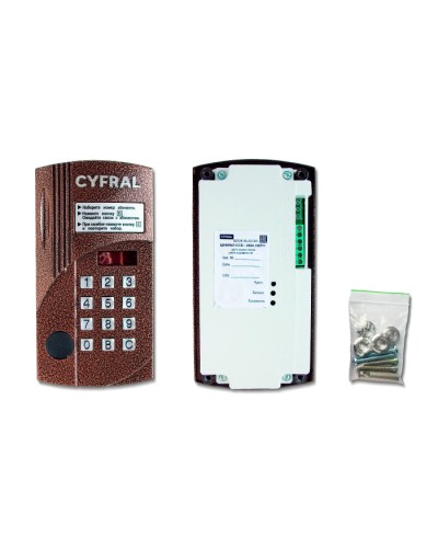 Блок вызова видеодомофона на 100 абонентов Цифрал CCD-2094.1M/РК в Рубцовске Вызывные аудиопанели малоабонентные Pintop.ru