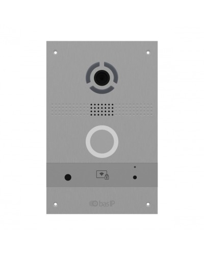 Панель вызывная индивидуальная BAS-IP AV-08FB SILVER в Рубцовске Вызывные видеопанели малоабонентные Pintop.ru