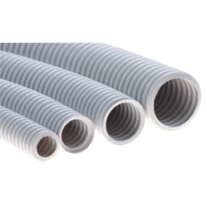 Труба ПНД гофрир. тяжелая, цвет чёрный, диам 16мм Экопласт 21016