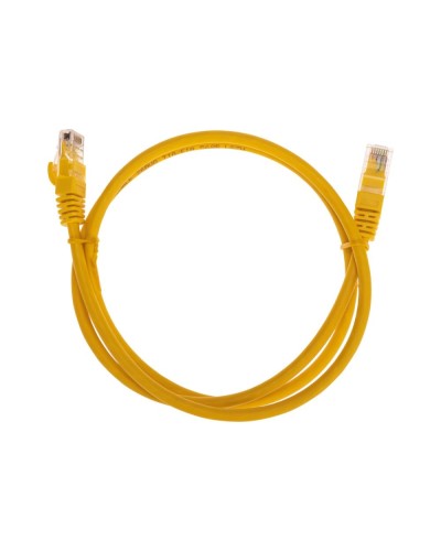 Патч-корд U/UTP, CAT 6, RJ45-RJ45, 26AWG, LSZH, желтый, 1м REXANT 02-0295-1 в Рубцовске Патчкорды (медные) Pintop.ru