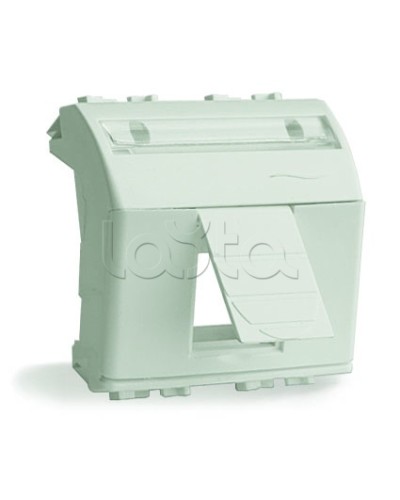 Адаптер для информационных разъемов Keystone, белый, 2 мод DKC 76613B в Рубцовске Аксессуары для кабель-канала Pintop.ru