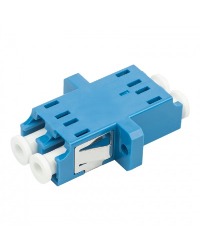 Адаптер оптический проходной LC-LC, OS2, дуплекс (duplex), синий Datarex DR-541102 в Рубцовске Коммутационные изделия Pintop.ru
