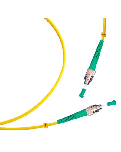 Шнур оптический simplex FC/APC-FC/APC 9/125 SM 25 м LSZH Cabeus FOP(s)-9-FC/APC-FC/APC-25M в Рубцовске Патч-корды оптические Pintop.ru