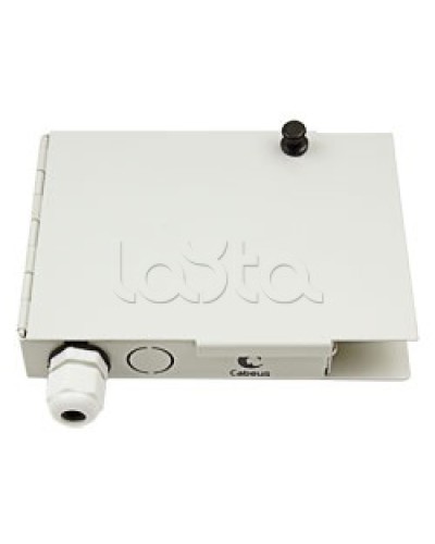 Бокс оптический настенный 19 на 4 SC/LC порта Cabeus JJT-4-SC в Рубцовске Кросс оптический Pintop.ru