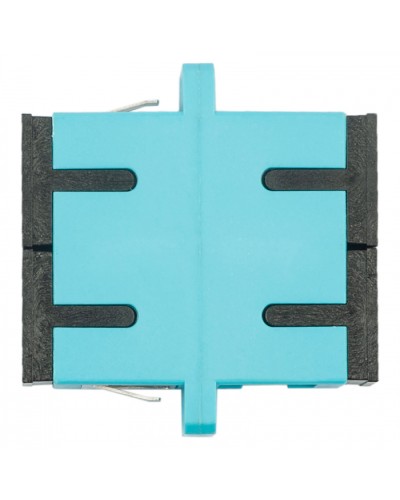 Адаптер оптический проходной SC-SC, OM3, дуплекс (duplex), бирюзовый Datarex DR-541023 в Рубцовске Коммутационные изделия Pintop.ru