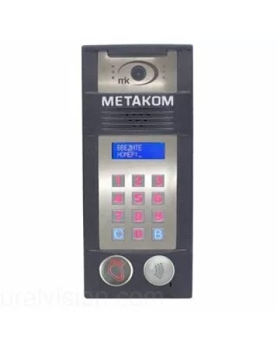 Многоабонентый антивандальный блок вызова со встроенной гибридной видеокамерой Метаком MК2018-MFCGVH в Рубцовске Блоки вызова многоабонентные Pintop.ru