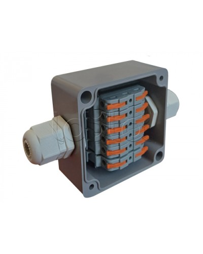 Коробка пылевлагонепроницаемая клеммная G366 А Wago АЯКС IP66/IP65, 82x80x55 Магнито-контакт в Рубцовске Распределительные коробки Pintop.ru