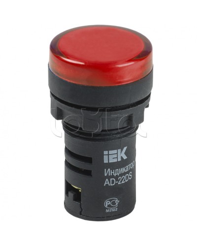 Лампа AD22DS(LED)матрица d22мм красный 24В AC/DC IEK (BLS10-ADDS-024-K04) в Рубцовске Источники света(Лампы) Pintop.ru