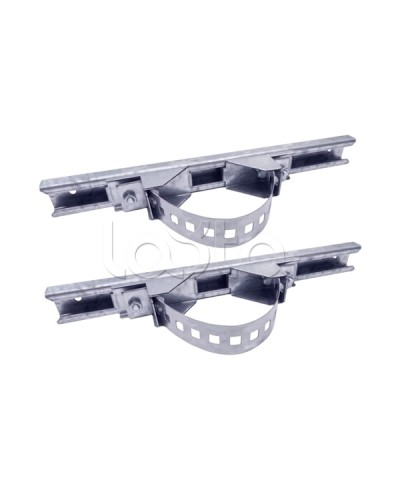 Комплект крепления на столб для станций 400-600 мм OSNOVO в Рубцовске Кронштейны и адаптеры для камер и мониторов Pintop.ru