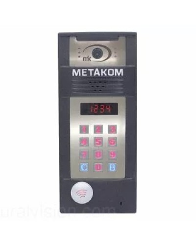 Многоабонентый антивандальный блок вызова со встроенной гибридной видеокамерой Метаком в Рубцовске Блоки вызова многоабонентные Pintop.ru