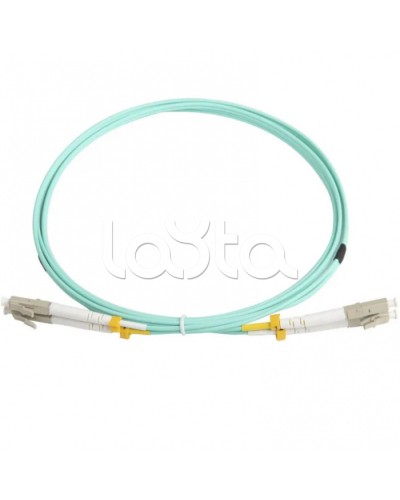 Патч-корд волоконно-оптический MM 50/125(OM3), LC-LC, duplex, LSZH, 2 м Hyperline FC-D2-503-LC/PR-LC/PR-H-2M-LSZH-AQ (FC-503-LC-LC-10G-2M) в Рубцовске Патч-корды оптические Pintop.ru