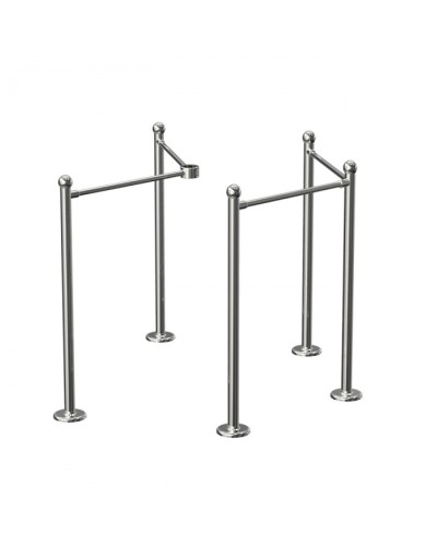 Ограждение угловое Ростов-Дон ОУ-Р (Хром) в Рубцовске Ограждения Pintop.ru