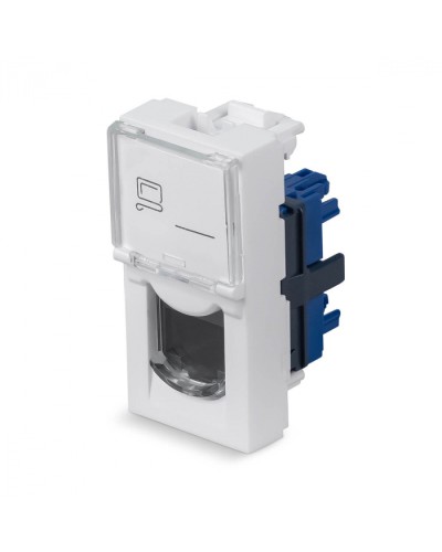 Модуль Keystone Jack RJ-45(8P8C), 180 градусов, категория 6 Cabeus (KJ-RJ45-Cat.6-180T-FP-L-22,5) в Рубцовске Модули Keystone Pintop.ru