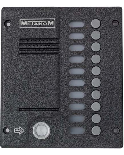 Блок вызова домофона Метаком MК10.2-TM4EVN в Рубцовске Вызывные видеопанели малоабонентные Pintop.ru