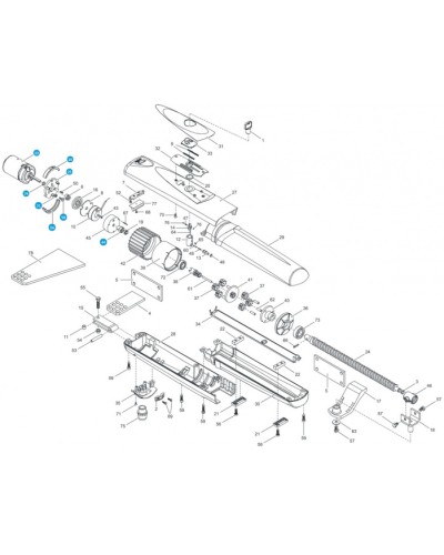 Электродвигатель АХ3024, AX5024 Came 119RID315 в Рубцовске Запчасти для шлагбаумов и автоматики Pintop.ru