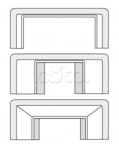 Набор адаптеров для миниканалов DKC 10133 в Рубцовске Аксессуары для кабель-канала Pintop.ru