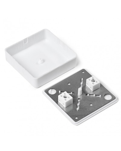 Коробка монтажная огнестойкая пластиковая КМОП IP31 (4к х 2,5мм2) 75х75х23 Пожтехкабель 072-002 в Рубцовске Кабеленесущая система ПожТехКабель Pintop.ru